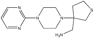 [3-(4-pyrimidin-2-ylpiperazin-1-yl)tetrahydrothien-3-yl]methylamine|