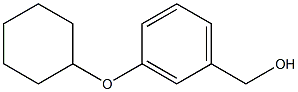[3-(cyclohexyloxy)phenyl]methanol,,结构式