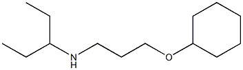 [3-(cyclohexyloxy)propyl](pentan-3-yl)amine Structure