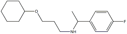 [3-(cyclohexyloxy)propyl][1-(4-fluorophenyl)ethyl]amine Structure