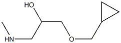 [3-(cyclopropylmethoxy)-2-hydroxypropyl](methyl)amine 结构式