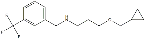  [3-(cyclopropylmethoxy)propyl]({[3-(trifluoromethyl)phenyl]methyl})amine