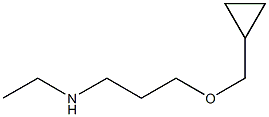 [3-(cyclopropylmethoxy)propyl](ethyl)amine 结构式