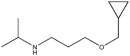 [3-(cyclopropylmethoxy)propyl](propan-2-yl)amine Struktur