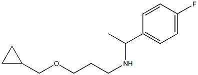 [3-(cyclopropylmethoxy)propyl][1-(4-fluorophenyl)ethyl]amine