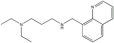  [3-(diethylamino)propyl](quinolin-8-ylmethyl)amine