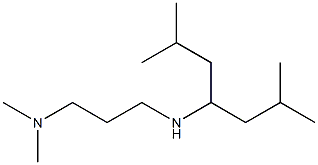 [3-(dimethylamino)propyl](2,6-dimethylheptan-4-yl)amine Struktur