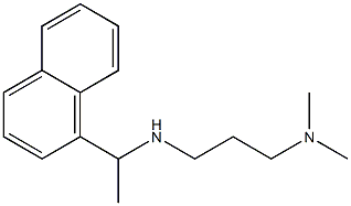 [3-(dimethylamino)propyl][1-(naphthalen-1-yl)ethyl]amine,,结构式