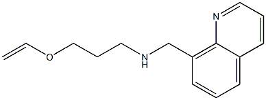 [3-(ethenyloxy)propyl](quinolin-8-ylmethyl)amine Structure