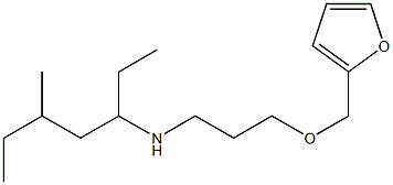 [3-(furan-2-ylmethoxy)propyl](5-methylheptan-3-yl)amine,,结构式