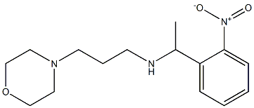 [3-(morpholin-4-yl)propyl][1-(2-nitrophenyl)ethyl]amine Structure