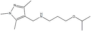 [3-(propan-2-yloxy)propyl][(1,3,5-trimethyl-1H-pyrazol-4-yl)methyl]amine