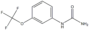 [3-(trifluoromethoxy)phenyl]urea Struktur