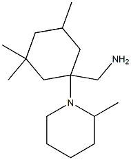 [3,3,5-trimethyl-1-(2-methylpiperidin-1-yl)cyclohexyl]methanamine Structure