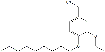 [3-ethoxy-4-(nonyloxy)phenyl]methanamine Structure