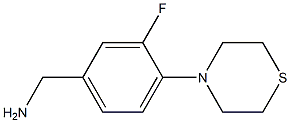 [3-fluoro-4-(thiomorpholin-4-yl)phenyl]methanamine