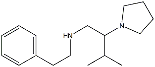 [3-methyl-2-(pyrrolidin-1-yl)butyl](2-phenylethyl)amine Struktur