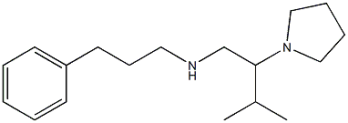 [3-methyl-2-(pyrrolidin-1-yl)butyl](3-phenylpropyl)amine Struktur