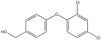 [4-(2,4-dichlorophenoxy)phenyl]methanol,,结构式