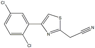 [4-(2,5-dichlorophenyl)-1,3-thiazol-2-yl]acetonitrile Structure