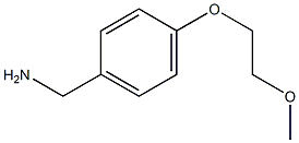 [4-(2-methoxyethoxy)phenyl]methanamine 化学構造式