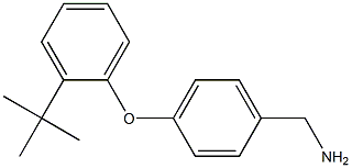[4-(2-tert-butylphenoxy)phenyl]methanamine 化学構造式