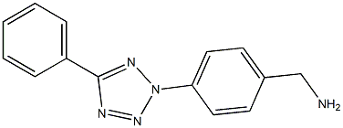 [4-(5-phenyl-2H-1,2,3,4-tetrazol-2-yl)phenyl]methanamine Struktur
