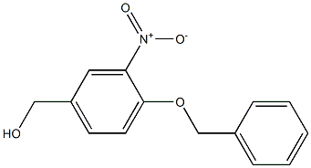 [4-(benzyloxy)-3-nitrophenyl]methanol Struktur