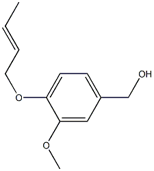 [4-(but-2-en-1-yloxy)-3-methoxyphenyl]methanol Structure