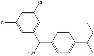  [4-(butan-2-yl)phenyl](3,5-dichlorophenyl)methanamine