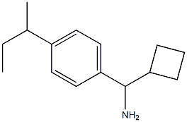 [4-(butan-2-yl)phenyl](cyclobutyl)methanamine