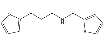  [4-(furan-2-yl)butan-2-yl][1-(thiophen-2-yl)ethyl]amine