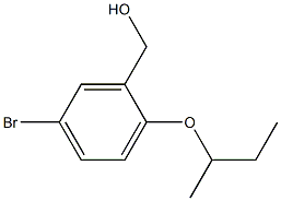 [5-bromo-2-(butan-2-yloxy)phenyl]methanol Structure