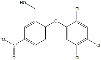 [5-nitro-2-(2,4,5-trichlorophenoxy)phenyl]methanol Structure