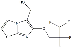 [6-(2,2,3,3-tetrafluoropropoxy)imidazo[2,1-b][1,3]thiazol-5-yl]methanol,,结构式