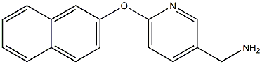 [6-(2-naphthyloxy)pyridin-3-yl]methylamine Structure