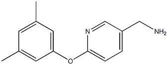 [6-(3,5-dimethylphenoxy)pyridin-3-yl]methylamine,,结构式