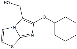 [6-(cyclohexyloxy)imidazo[2,1-b][1,3]thiazol-5-yl]methanol Structure