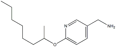 [6-(octan-2-yloxy)pyridin-3-yl]methanamine 结构式