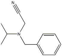 [benzyl(isopropyl)amino]acetonitrile Struktur
