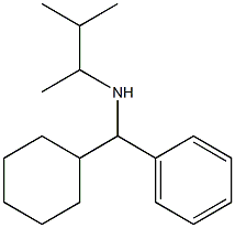 [cyclohexyl(phenyl)methyl](3-methylbutan-2-yl)amine,,结构式