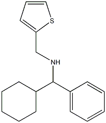 [cyclohexyl(phenyl)methyl](thiophen-2-ylmethyl)amine Structure