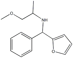 [furan-2-yl(phenyl)methyl](1-methoxypropan-2-yl)amine Structure