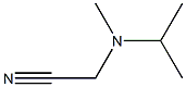 [isopropyl(methyl)amino]acetonitrile 结构式