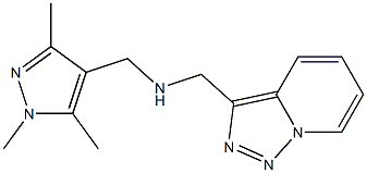 {[1,2,4]triazolo[3,4-a]pyridin-3-ylmethyl}[(1,3,5-trimethyl-1H-pyrazol-4-yl)methyl]amine