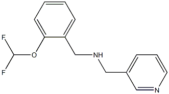 {[2-(difluoromethoxy)phenyl]methyl}(pyridin-3-ylmethyl)amine