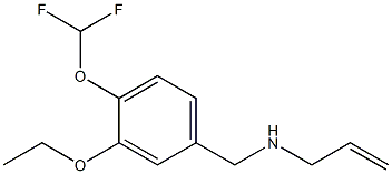  {[4-(difluoromethoxy)-3-ethoxyphenyl]methyl}(prop-2-en-1-yl)amine