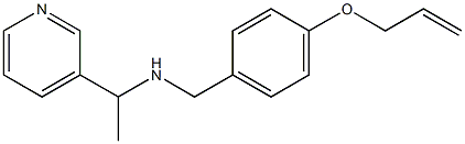 {[4-(prop-2-en-1-yloxy)phenyl]methyl}[1-(pyridin-3-yl)ethyl]amine