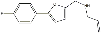 {[5-(4-fluorophenyl)furan-2-yl]methyl}(prop-2-en-1-yl)amine Structure