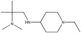 {1-[(1-ethylpiperidin-4-yl)amino]-2-methylpropan-2-yl}dimethylamine,,结构式